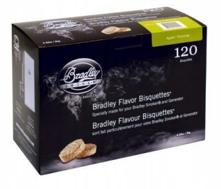 Bradley Smokehouse Brikettes Apple Flavor 120 ks Apple/Pommier